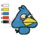 Angry Birds blue Goomba Embroidery Design